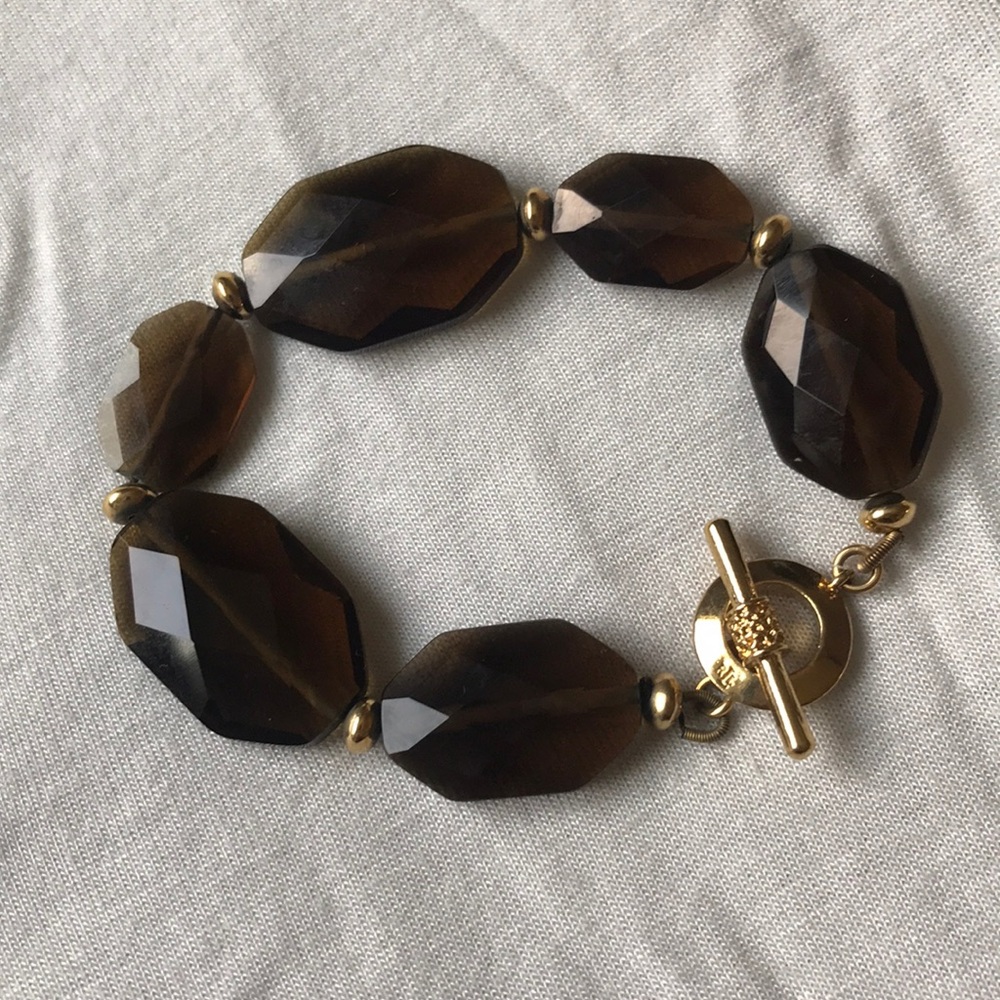 Ralph Lauren Gold and Crystal Bracelet